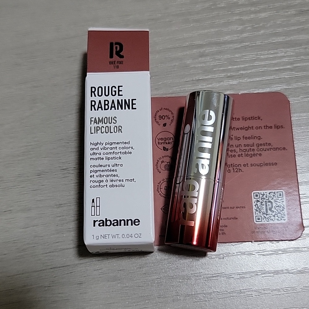 Rabanne Famous Lipcolor Matte Lipstick In Idee Fixe 110 1g